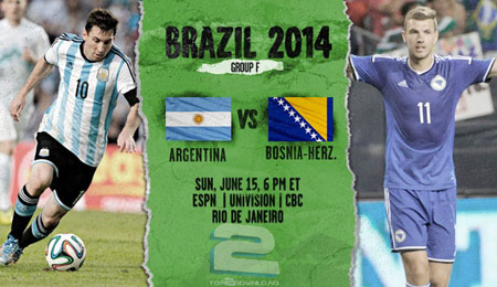Argentina vs Bosnia World Cup 2014 | تاپ 2 دانلود