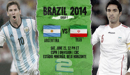 Argentina vs Iran World Cup 2014 | تاپ 2 دانلود