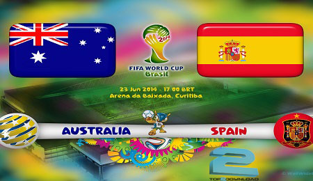 spain vs australia world cup 2014 | تاپ2دانلود