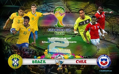 Brazil vs Chile World Cup 2014 | تاپ 2 دانلود