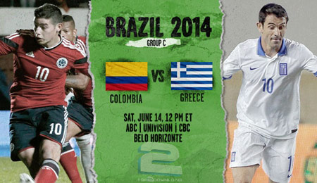 Colombia vs Greece World Cup 2014 | تاپ 2 دانلود