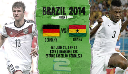 Germany vs Ghana FIFA World Cup 2014