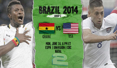 Ghana vs United States World Cup 2014 | تاپ 2 دانلود