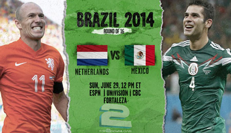 Netherlands vs Mexico World Cup 2014 | تاپ 2 دانلود