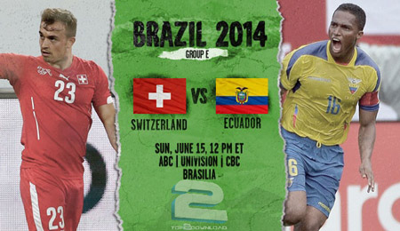 Switzerland vs Ecuador World Cup 2014 | تاپ 2 دانلود