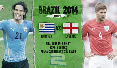 Uruguay vs England World Cup 2014 | تاپ 2 دانلود
