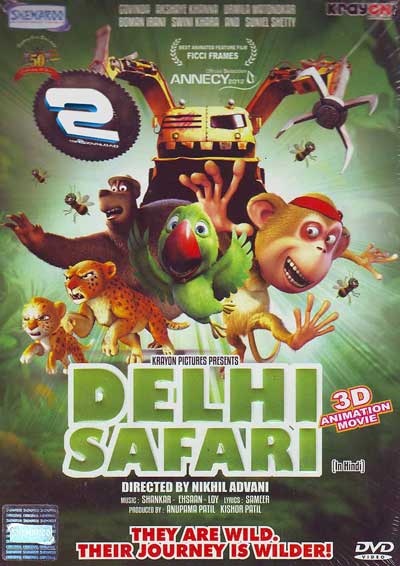دانلود دوبله فارسی انیمیشن سفر به دهلی Delhi Safari 2012 | تاپ 2 دانلود