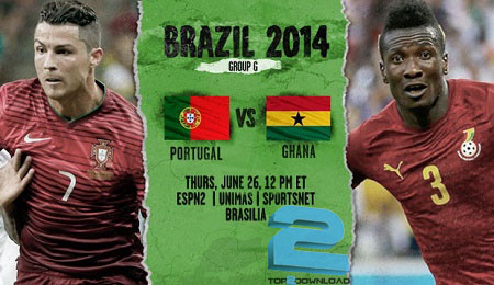 Ghana vs Portugal world cup 2014 | تاپ2دانلود