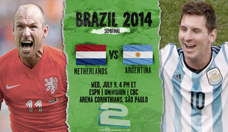 Netherlands vs Argentina World Cup 2014 | تاپ 2 دانلود