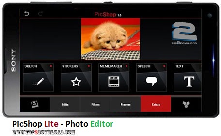 دانلود برنامه PicShop Lite - Photo Editor v2.8.2 برای اندروید