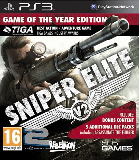 دانلود بازی Sniper Elite V2 Game of the Year Edition برای PS3