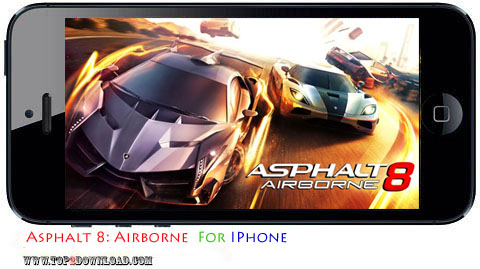 دانلود بازی Asphalt 8 Airborne v 1.0.1 برای ایفون