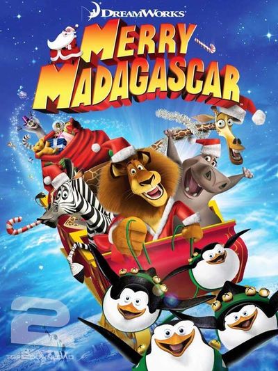 دانلود دوبله فارسی انیمیشن Merry Madagascar