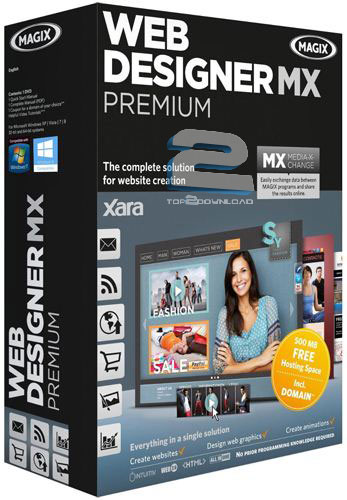 دانلود نرم افزار طراحی وبسایت Xara Web Designer Premium 9.2.7.30974