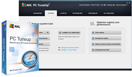 دانلود نرم افزار بهینه سازی سیستم AVG PC Tuneup 2014 14.0.1001.380