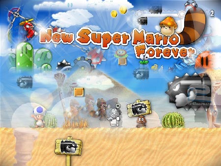 دانلود بازی کم حجم سوپر ماریو New Super Mario Forever برای PC