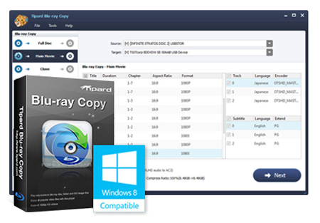 دانلود نرم افزار مدیریت دیسک های بلوری Tipard Blu-ray Copy 7.1.18