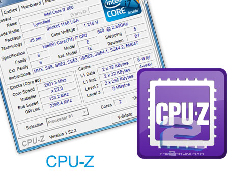 دانلود نرم افزار نمایش تمامی اطلاعات سیستم CPU-Z 1.69.2 Final