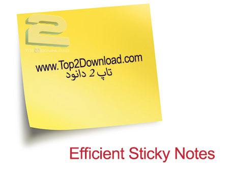 دانلود نرم افزار یادداشت Efficient Sticky Notes Pro 3.70 Build 359