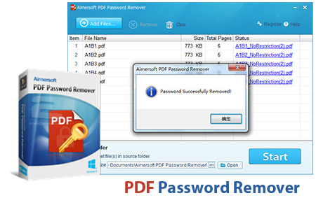 دانلود نرم افزار Aimersoft PDF Password Remover 1.0.0.1