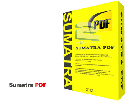دانلود نرم افزار مشاهده فایل های پی دی اف Sumatra PDF 2.5.8700