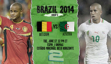 دانلود بازی بلژیک و الجزایر Belgium vs Algeria World Cup 2014