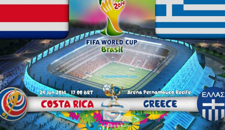 دانلود بازی کاستاریکا و یونان Costa Rica vs Greece World Cup 2014