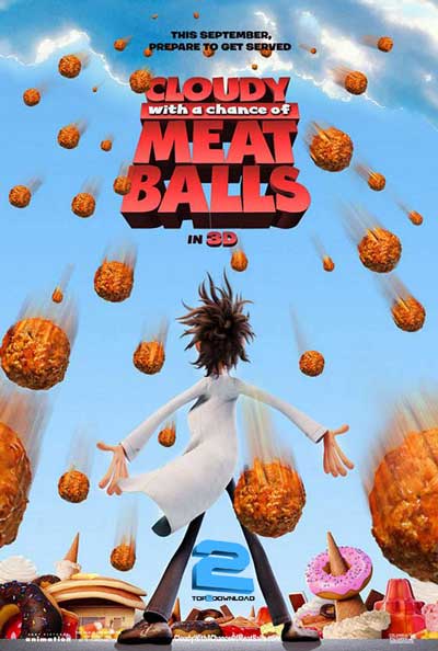 دانلود دوبله فارسی انیمیشن کوفته قلقلی Cloudy with a Chance of Meatballs