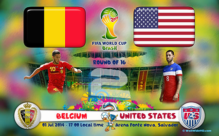 دانلود بازی بلژیک و آمریکا Belgium vs United States World Cup 2014