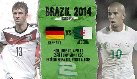 دانلود بازی آلمان و الجزایر Germany vs Algeria World Cup 2014