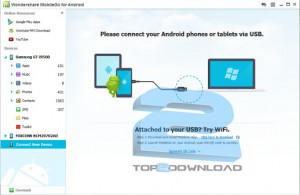 WonderShare MobileGO Android مدیریت دستگاه اندروید | تاپ 2 دانلود