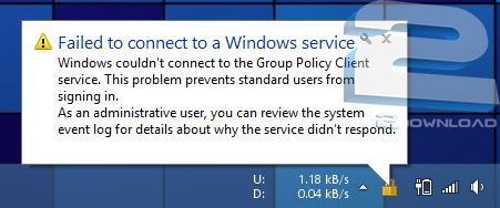 آموزش حل پیغام Failed to Connect to a Windows Service در ویندوز ۸ & 8.1
