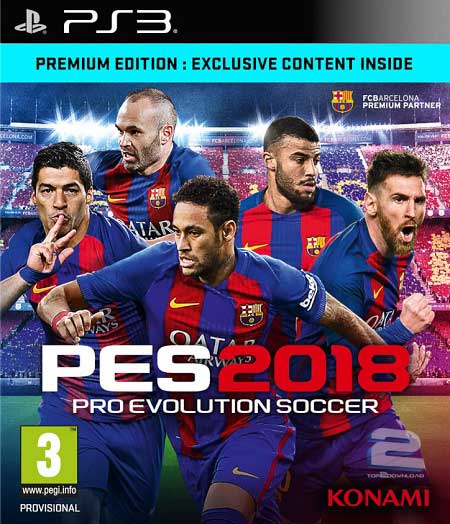 دانلود بازی Pro Evolution Soccer 2018 برای PS3